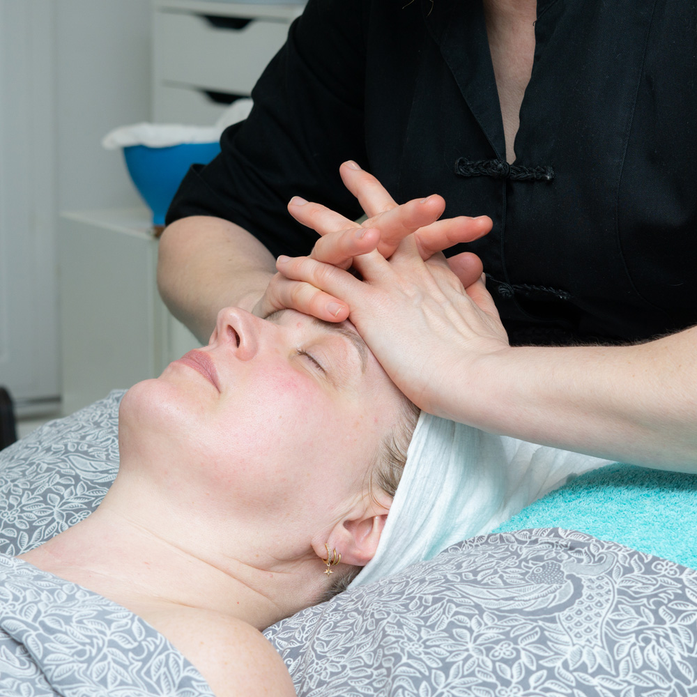 Facial treatment at Marshalls